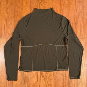 Ultralite Go-Dry Olive Green Long Sleeve Top Women’s Size XL